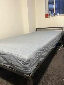 IKEA single bed - GRIMSBU + mattress