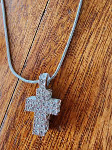 Authentic Swarovski Cross Crystal Necklace
