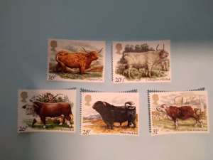 Royal Mail 1994 Cattle stamps, MNH