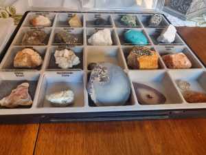 Collection of crystals from all over the world.