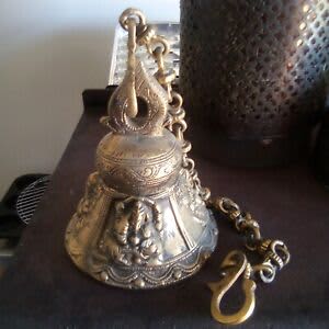 Large Solid and Heavy Brass Bell