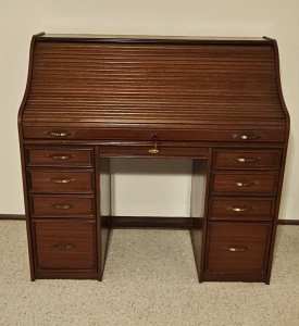 Vintage Allwood rolltop desk 
