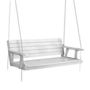 Gardeon Porch Swing Chair with Chain Outdoor Furniture 3 Seater Bench