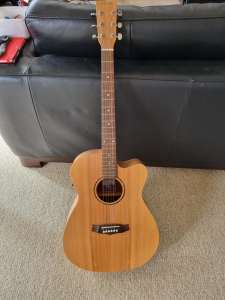 Tanglewood acoustic electric guitar, model TWE SFCE