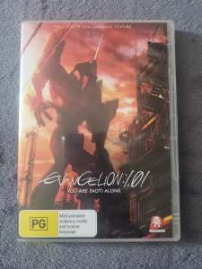 Evangelion:1.01, 2.22, 3.33 Movie set English DVD with art book