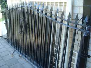 TWO Iron Works Fence Panels