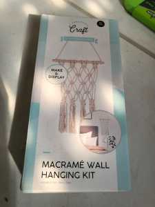 craft kit macrame wall hanging $5 new