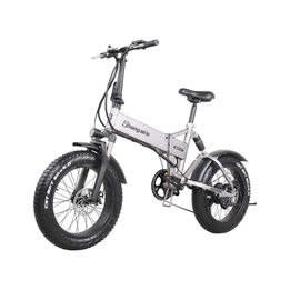 Clearance: Folding E-Bike high Torque motor 48V 12.8ah 20x4.0 Fat Tyre