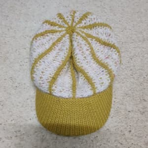 Brand new Knitted mustard yellow beanie cap