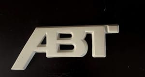 Audi Metal ABT Racing Emblem Logo Small New