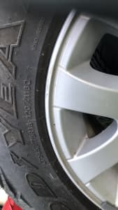 Alloy wheels for Mazda four-wheel-drive