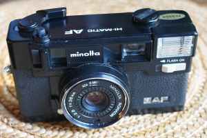Minolta Hi-Matic AF with 38 F2.8 lens. EXC working condition