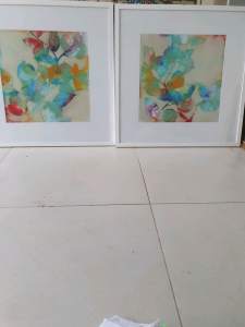 2 Lovely Leaf Art Frames 