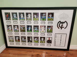 Real Madrid 2013/14 Soccer Team Frame collectable