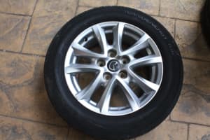 Mazda 16 Neo Sport rims with tyres, Set of 4, good condition