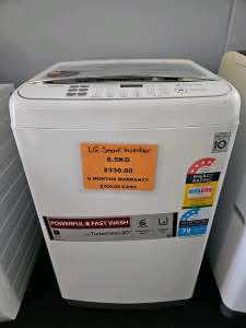 6kg Washer with warranty and free local delivery 