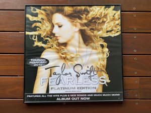 Taylor Swift Fearless Poster Framed 600mm