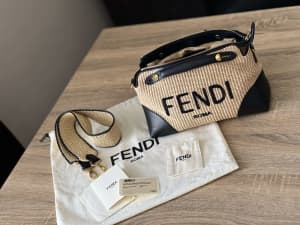 Fendi By The Way Woven bag medium