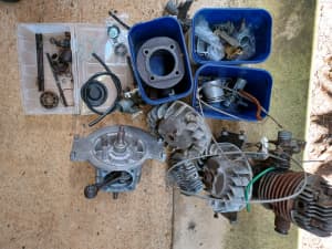 Victa Vintage two-stroke mowers and engines.
