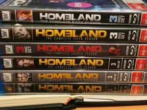 Homeland Bluray seasons 1-6