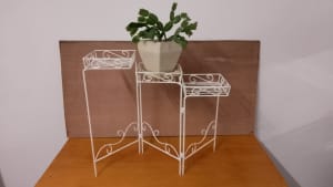 Ornate Tiered Vintage Plant Stand