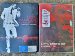 Justin Timberlake Live and Music Videos DVD's