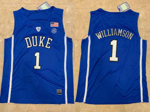 NCAA Duke university singlets Zion Williamson singlets