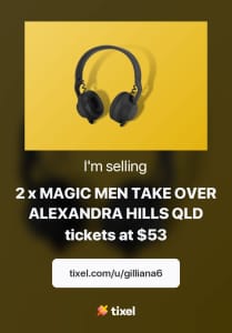 Magic Men Alex Hills 2 March 2024 - VIP Half price