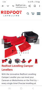 Redfoot caravan Levellers Set, new, never used, Pick up Armadale 