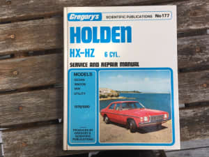 Workshop manual HX to HZ Holden for man cave