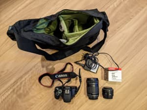 Canon EOS 600D Camera Kit with Bag