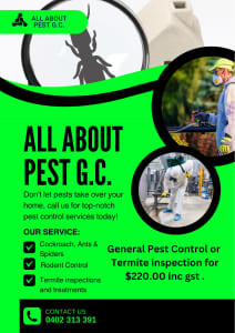 Professional Pest and termite treatments 