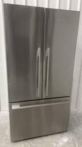 Stainless steel French door fridge freezer works perfectly can deliver