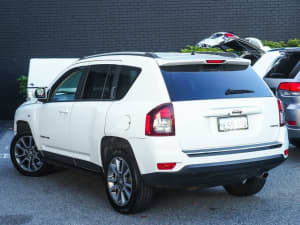 2015 Jeep Compass MK MY15 Limited White 6 Speed Sports Automatic Wagon