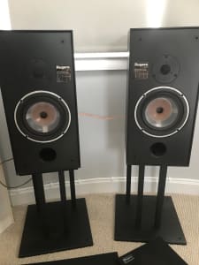 Rogers LS7 Speakers (with Stands) - Rare & Collectable