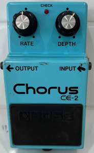 BOSS CE-2 Made In Japan (MIJ) 1985 Green Label Chorus FX Pedal. Free P