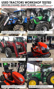 Used tractors - New Holland T6.160, Deutz K160 Profi-lne - Case JX75