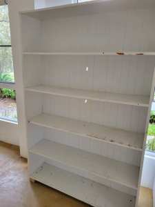 SOLID PINE BOOKCASE - HEAVY
