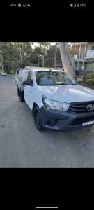 2016 TOYOTA HILUX WORKMATE 6 SP AUTOMATIC C/CHAS