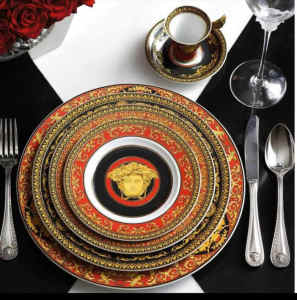 Orginal, VERSACE Red Medusa dinnerware.💝💖 Luxurious & Glamorous fine
