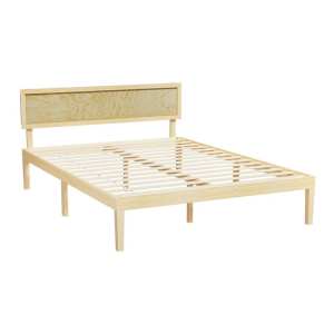 Artiss Bed Frame Queen Size Wooden Base Mattress Platform Timber Pine