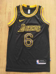 BAPE x Mitchell & Ness Lakers ABC Basketball Authentic JerseyYellow, Tops, Gumtree Australia Darwin City - Fannie Bay