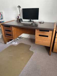 Timber vintage desk for sale
