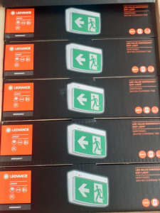 40 x New In Box Ledvance Value Maintained Emergency Exit Light $46 RRP