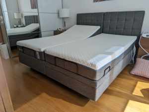 Adjustable Electric Bed Set with Mattresses