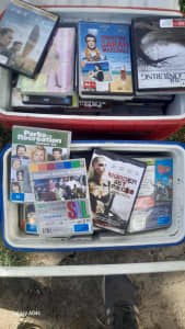 Movies DVDs two eskies full all new movies