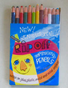 SELF-Sharpening COLOURED PENCILS RIP OFF $8