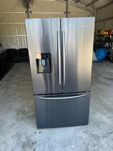 Hisense 630l black double side french fridge with bottom draw freezer