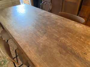 Teak Dining Table - Large Vintage (L) 220cm x (W) 90cm
