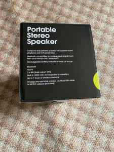 Portable Stereo Speaker - Brand New